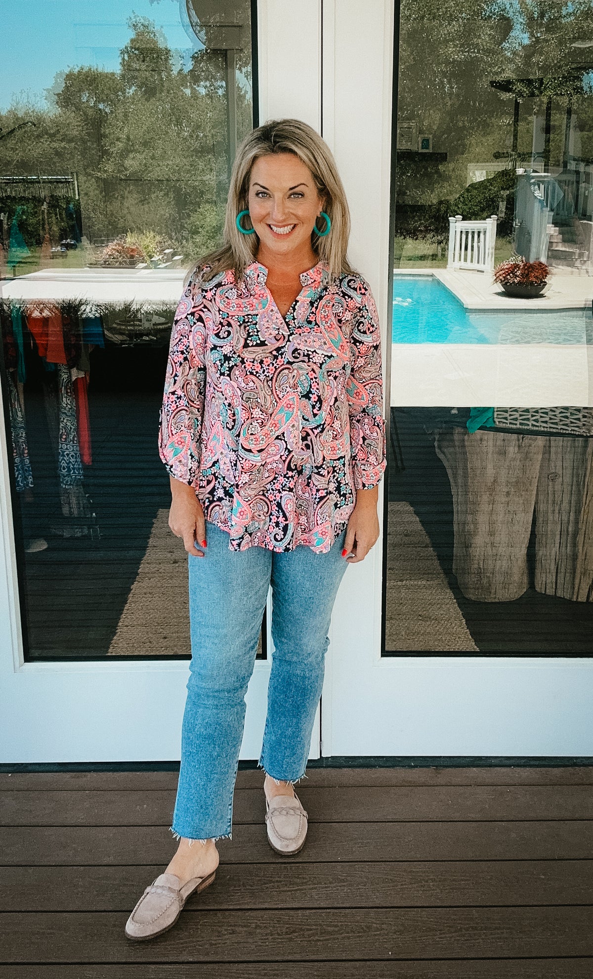 Beth Paisley Tunic