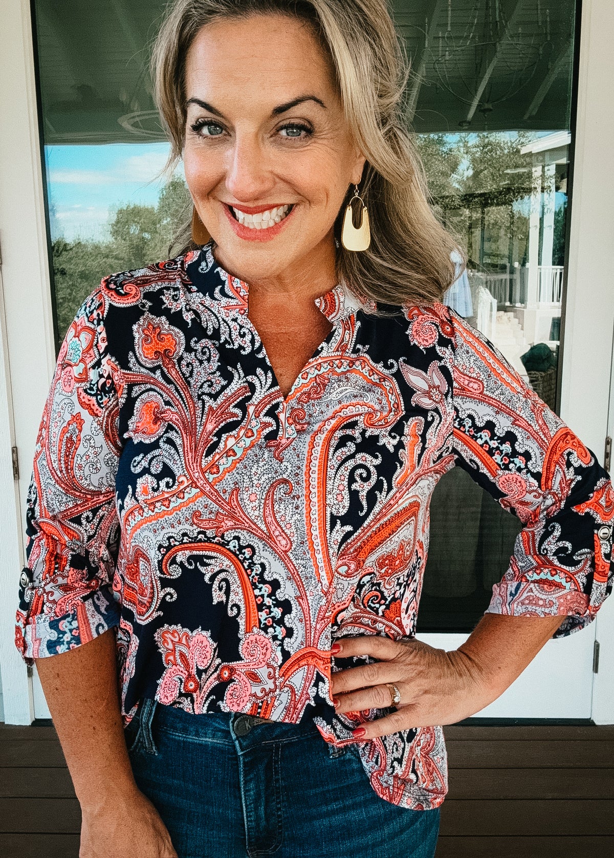 Celeste Paisley Boho Tunic