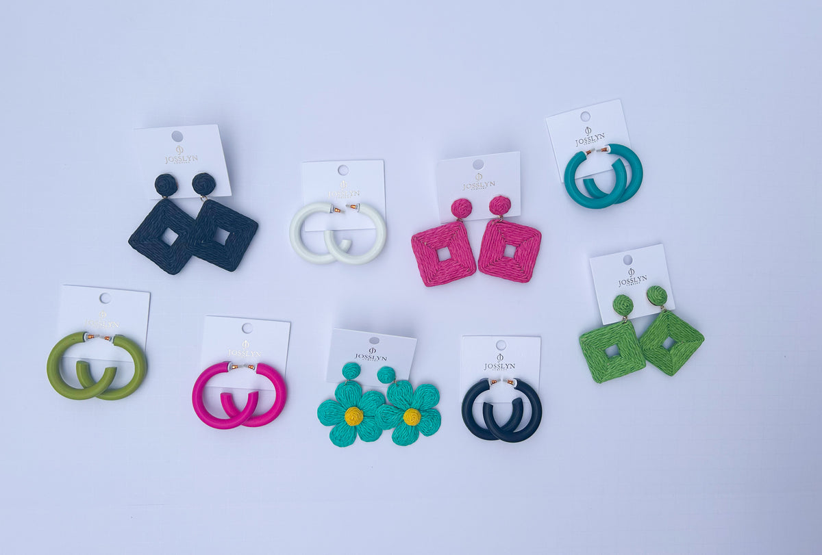 Assorted Colorful Earrings