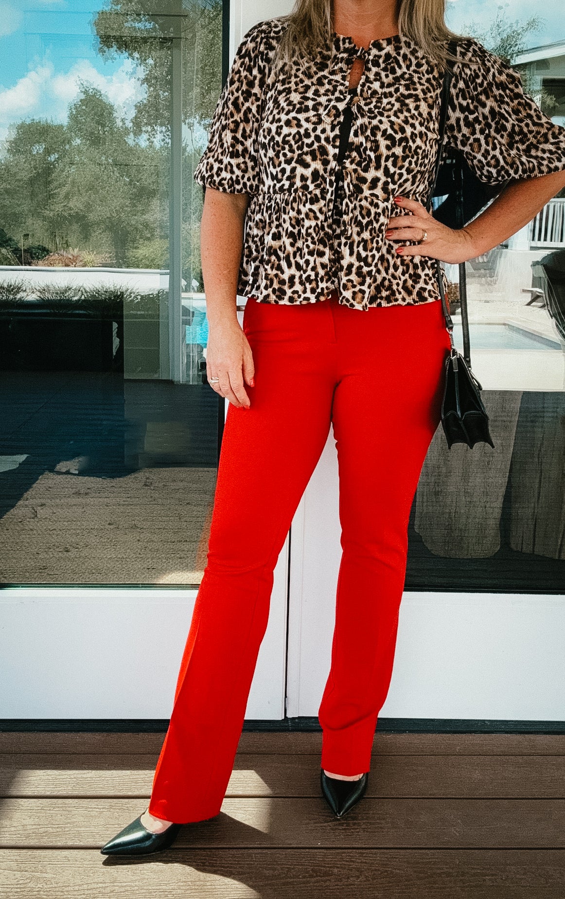 Vivian Office Wear Flared Slacks