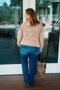 Morgan Round Neck Knitted Cable Knit Sweater