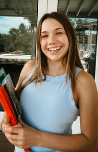 High Neck Ribbed Tank Top