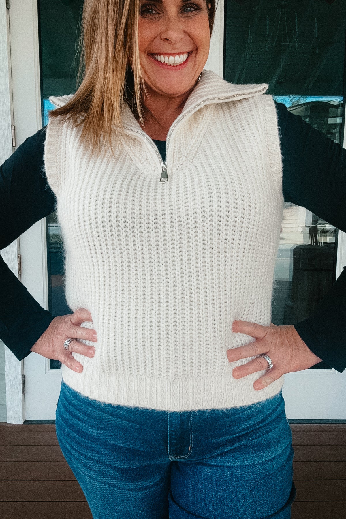 Susan Chunky Knit Sweater Vest