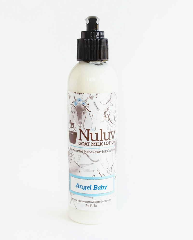 Nuluv Goat Milk Travel Size Lotion - 6oz Pump Bottle