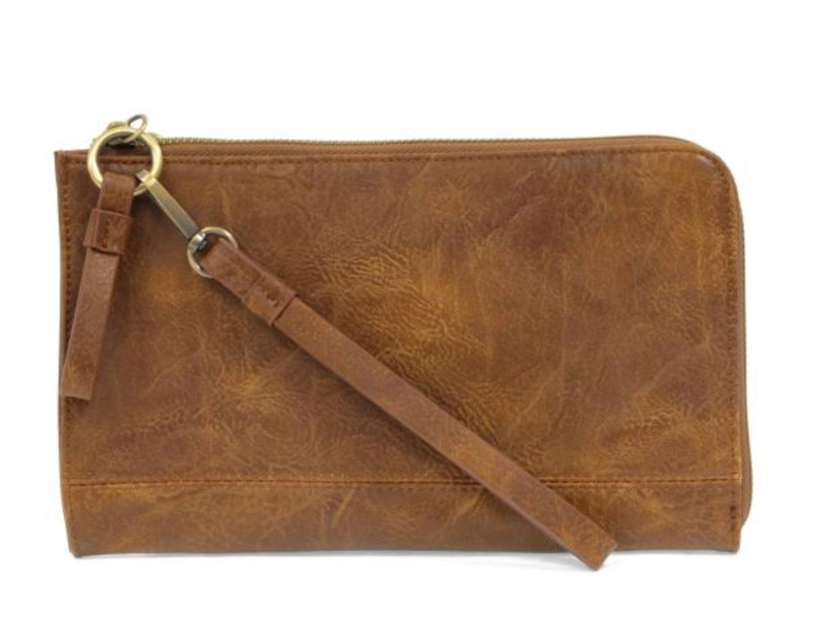 Karina Convertible Wristlet and Wallet in Chesnut