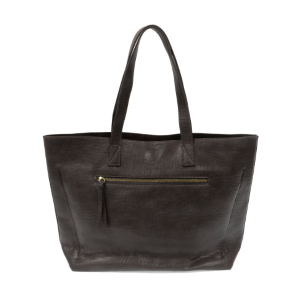 Jess Oversized Carryall Tote in Espresso