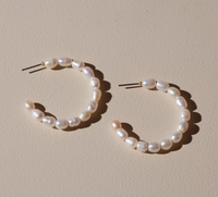 Pearl Hoops